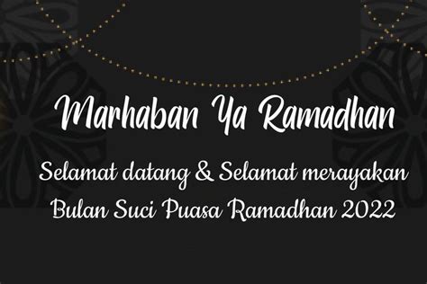 Apa Arti Ramadhan Kareem Ternyata Ini Arti Ramadhan Kareem Simak