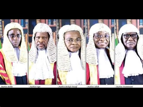 Presidential Poll Five Justices Sitting On Atiku Obis Petitions