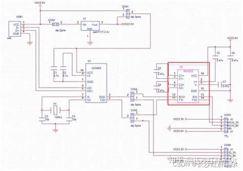 硬件开发笔记（十）: 硬件开发基本流程，制作一个USB转RS232的模块（九）：创建CH340G/MAX232封装库sop-16并关联原理图元 ...