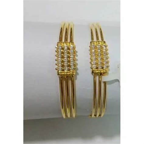 Brass Artificial Gold Plated Bangles Rs Pair Jas Industries Id