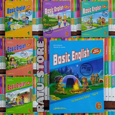 Jual Buku Basic English New Edition SD Kelas 1 2 3 4 5 6 Kurikulum 2013