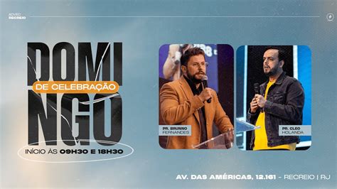 Culto de Celebração Culto 1 Pr Brunno Fernandes 16 06 24 YouTube