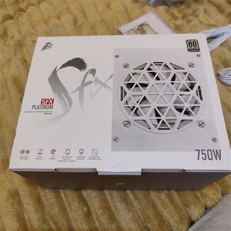 Блок питания 1STPLAYER SFX, 750W, 80+ Platinum (PS-750SFX-WH) белый ...