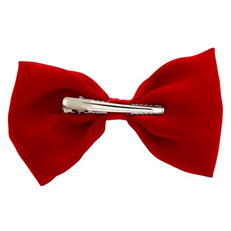 Red Satin Bow Hair Clip | Claire's