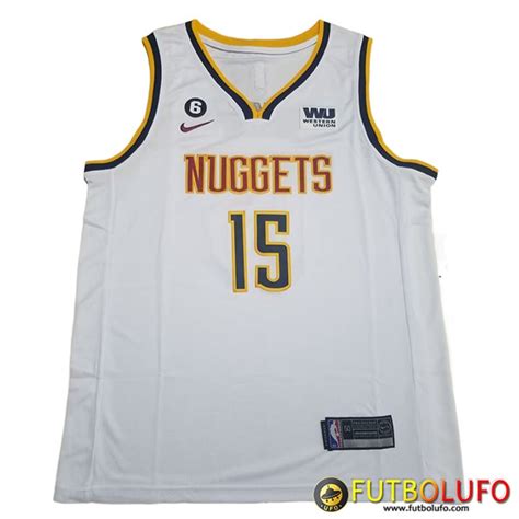 Camisetas Denver Nuggets Jokic Blanco Nba