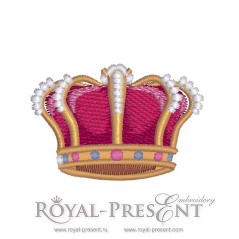 Machine Embroidery Design Crown Royal Present Embroidery