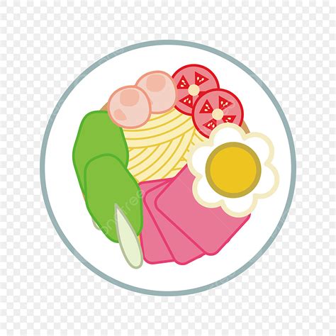 Gambar Ilustrasi Mie Kartun Lezat Makanan Mie Mie Instan PNG Dan