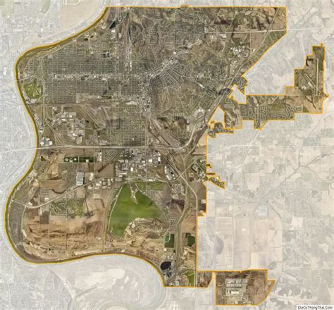 Map of Council Bluffs city