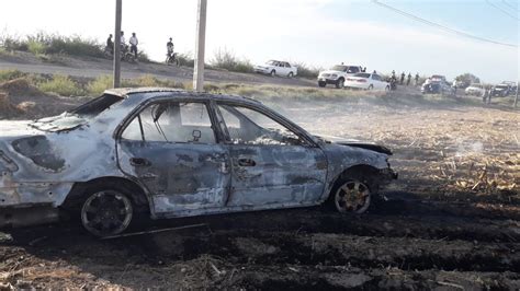 Automóvil Se Incendia Tras Chocar Contra Moto En Ahome Sinaloa