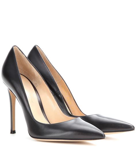 Lyst - Gianvito Rossi Gianvito 105 Leather Pumps in Black