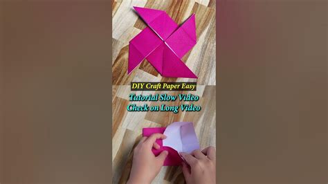 Origami Windmill Easy Step By Step Youtube