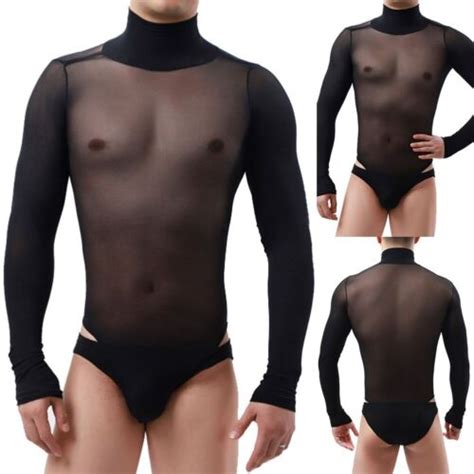 Se D Marquer Avec Ce Captivant Costume Noir Homme Manches Longues Ebay