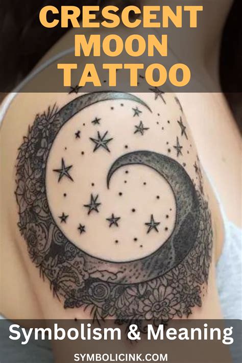 Crescent Moon Tattoo Meaning Symbolism Motherhood Meaning Symbolism