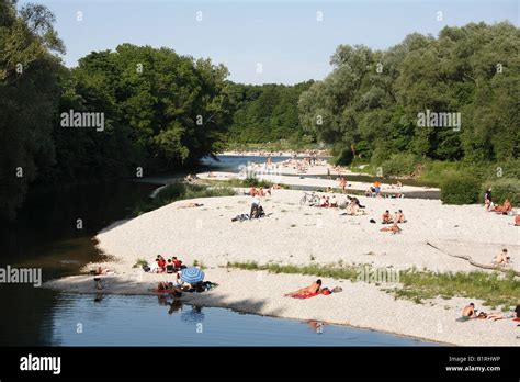 Flaucher At Isar River Stockfotos And Flaucher At Isar River Bilder Alamy