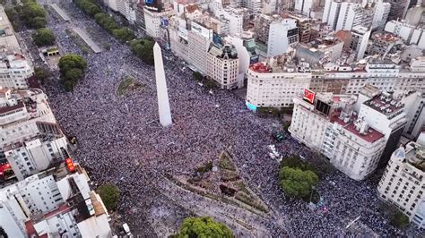 Thousands Flood Buenos Aires Streets As Argentina Beat Croatia To Reach