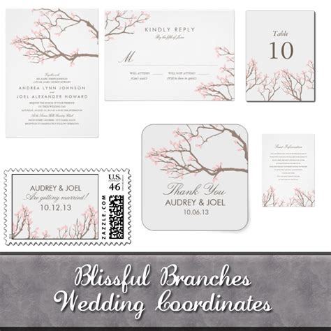 The Biggest Day Blissful Branches Wedding Coordinates