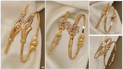 stunning gold plated bangles  women  festive fashion statement