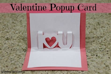 Pop-Up Valentine Card