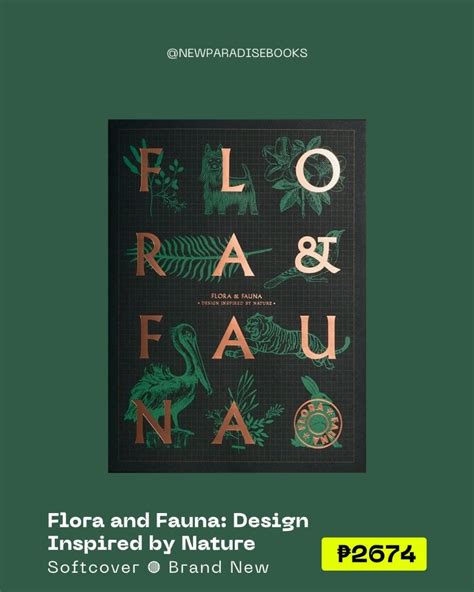 Flora And Fauna Design Inspired By Nature Victionary Typography