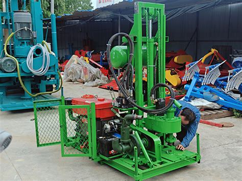 Akl 150y Portable Diesel Engine Hydraulic Water Drilling Rig