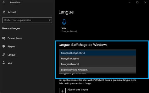 Comment changer la langue de Windows 11 et 10 en français