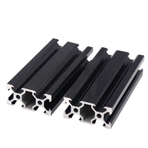 Profil Aluminium Extrud Anodis Noir Standard Europ En V Type