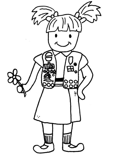 Girl Scout Coloring Pages