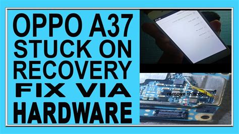 Oppo A Stuck On Recovery Fix Via Hardware Youtube