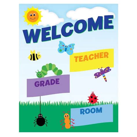 Classroom Welcome Poster The Teachers Store