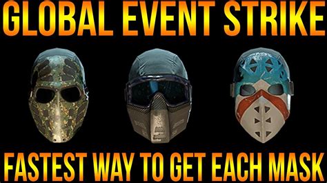 FASTEST WAY TO GET GLOBAL EVENT STRIKE MASKS THE DIVISION YouTube