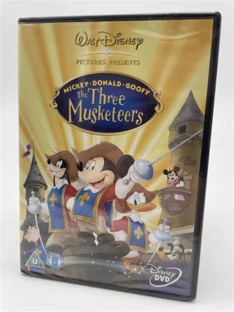 MICKEY DONALD GOOFY The Three Musketeers DVD Brand New Sealed