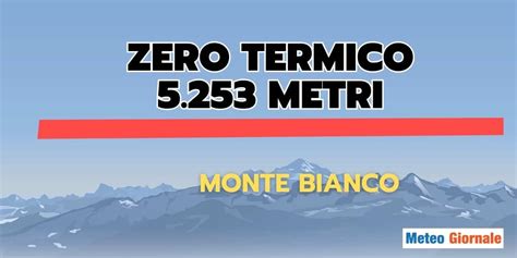 Zero Termico Ancora Record A Metri Su Alpi Meteo Giornale