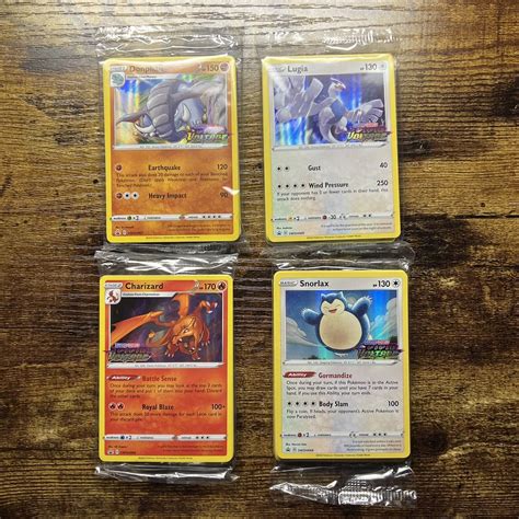 Mavin Pokemon Vivid Voltage Pre Release Promo Set Charizard Snorlax