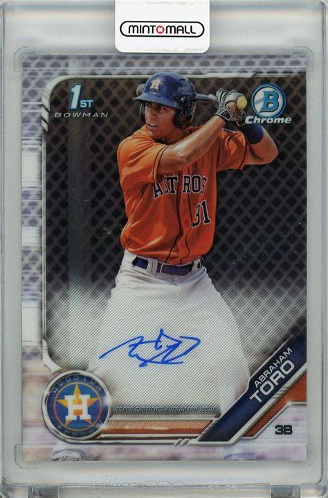 Mint Topps Bowman Chrome Abraham Toro Autograph