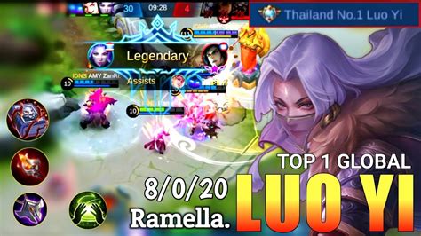 Luo Yi Top Global Gameplay By Ramella Luo Yi Best Build