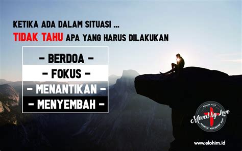 Apa Yang Harus Kita Lakukan Elohim Ministry