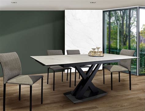 Massa Sintered Stone Top Dining Table Extendable Dining Room