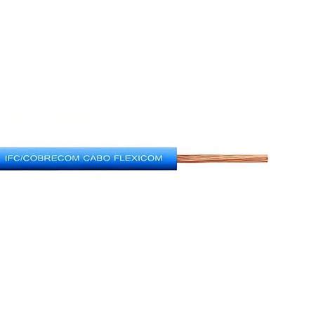 Cabo Flexicom Azul De Cobre 750 Volts 100 Metros 4 0mm 1150602401