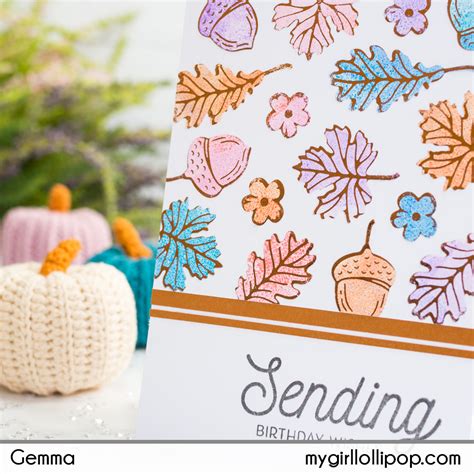 Spellbinders October Glimmer Hot Foil Kit Mygirllollipop