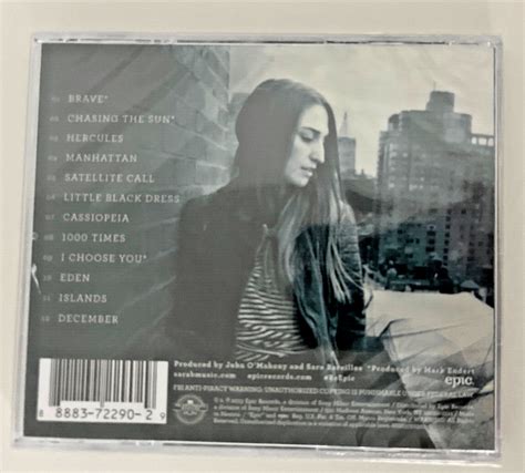 The Blessed Unrest By Sara Bareilles Cd New Sealed Jewel Case