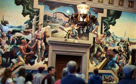 Thomas Hart Benton Murals In The Missouri State Capitol Thomas Hart