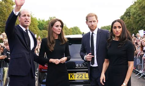 Prince Harry ‘pushed Meghan Away From William And Kate Body Language Expert Claims Uk