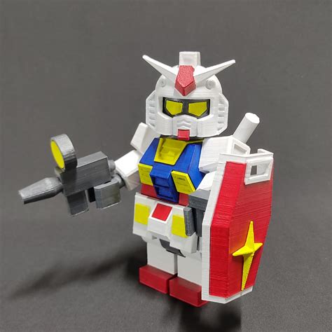 Free Stl File Block Gundam 🤖・3d Printable Design To Download・cults