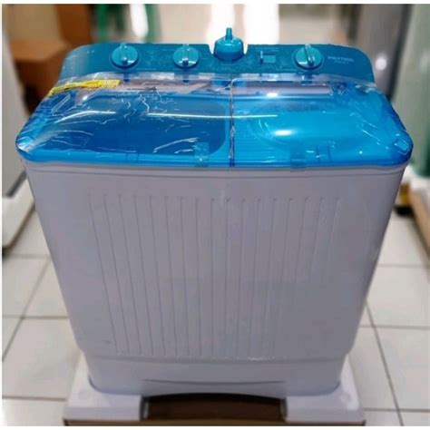 Jual MESIN CUCI 2 TABUNG POLYTRON 8 KG TWIN TUB PWM 8072N B Shopee