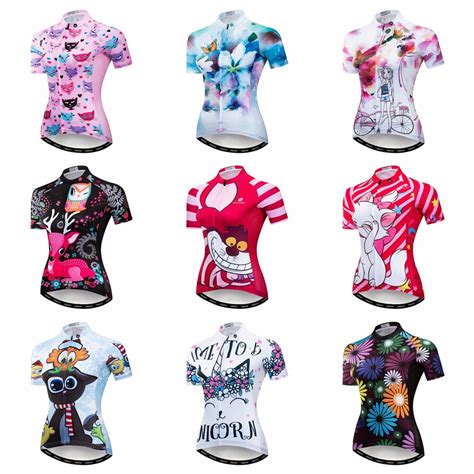 Cats Cycling Jersey Women Bike Jerseys Mtb Top Maillot Pro Team