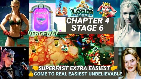 Lords Mobile Vergeway Chapter Stage Superfast Easy Win Youtube