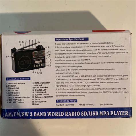 Waxiba Radio and MP3 Player(s)