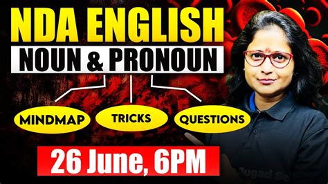 Nda English Noun Pronoun Complete Noun Pronoun For Nda