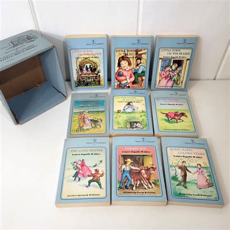 Laura Ingalls Wilder Book Collection Boxed Set Of Nine Etsy