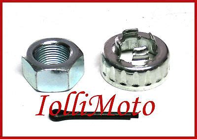 Kit Dado E Scodellino Mozzo Tamburo Ruota Posteriore Vespa Pk Xl Px Pe